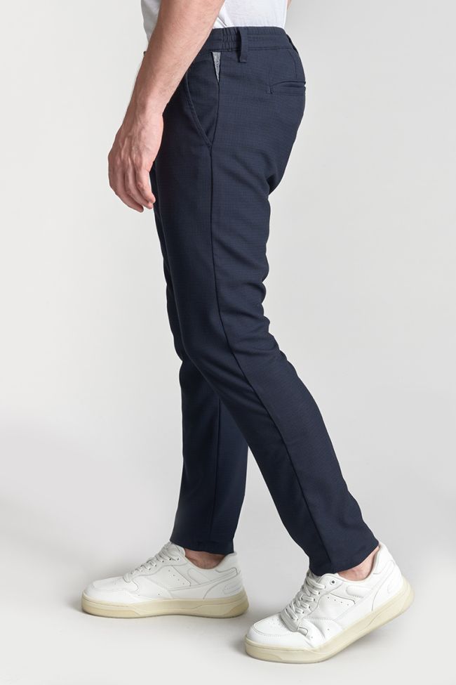 Navy blue marl Nicosie trousers