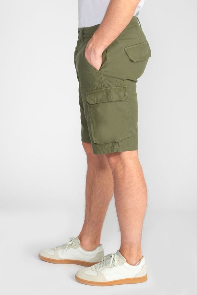 Peron khaki Bermuda shorts