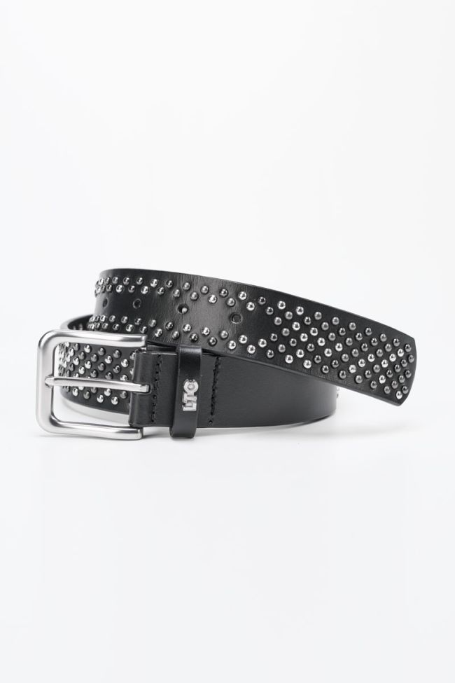 Cenia belt in studded black leather