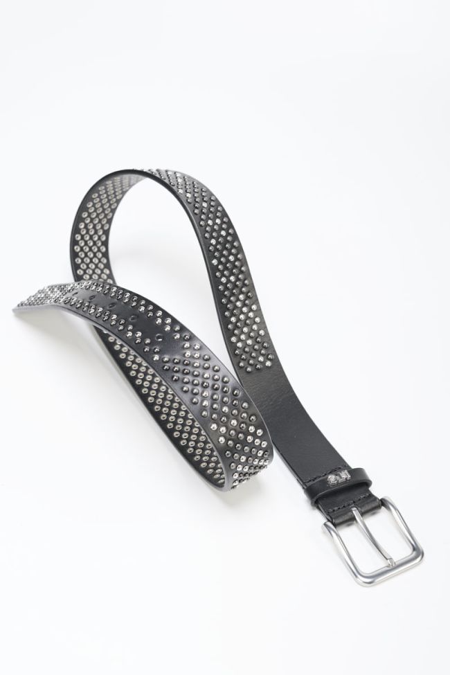 Cenia belt in studded black leather