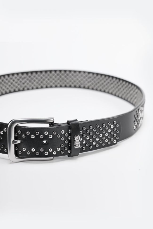 Cenia belt in studded black leather