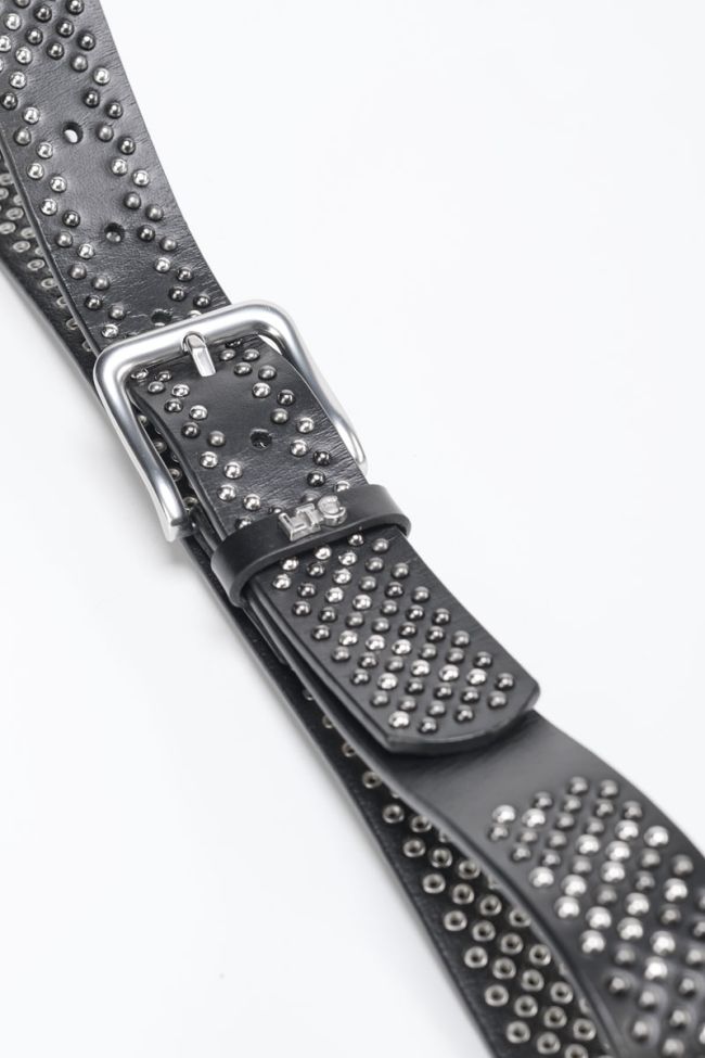 Cenia belt in studded black leather