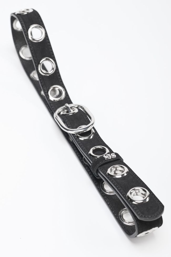 Wilden belt in black leather