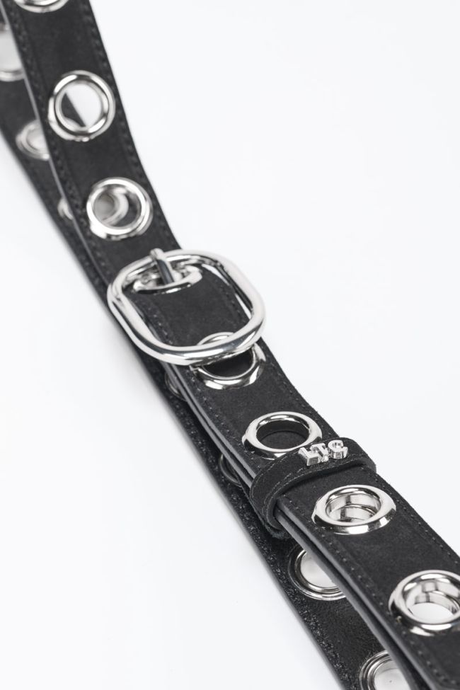 Wilden belt in black leather