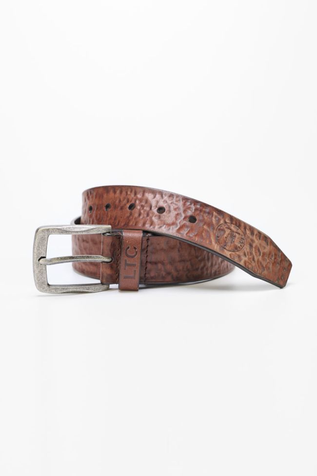 Nimo brown leather belt