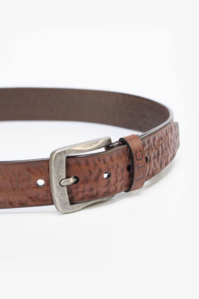 Nimo brown leather belt