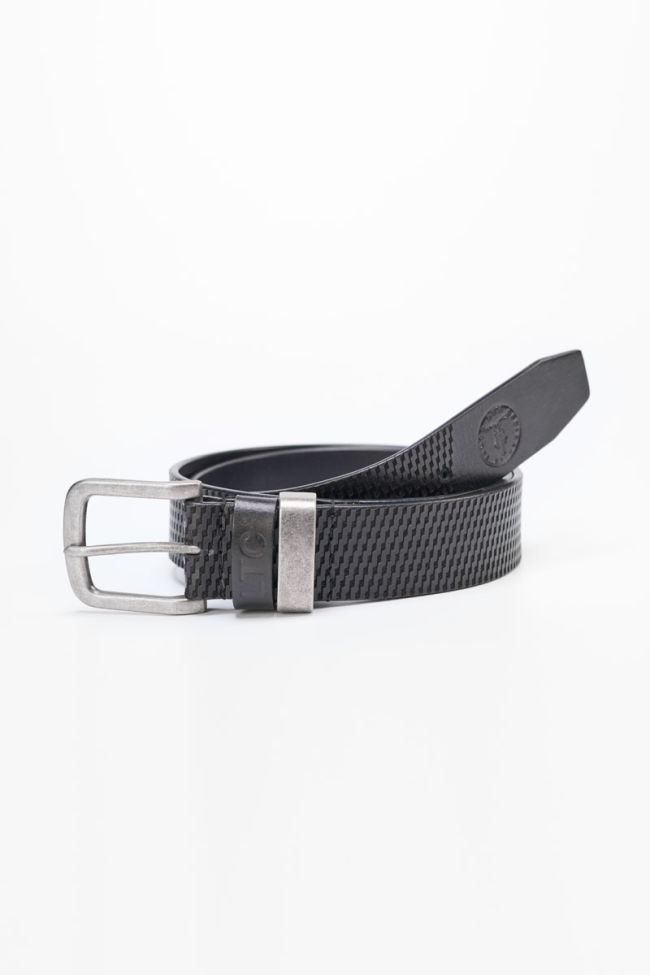 Silas belt in black leather