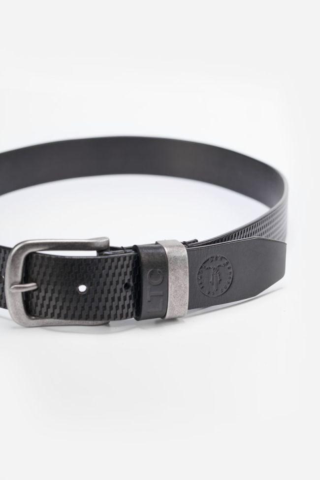 Silas belt in black leather