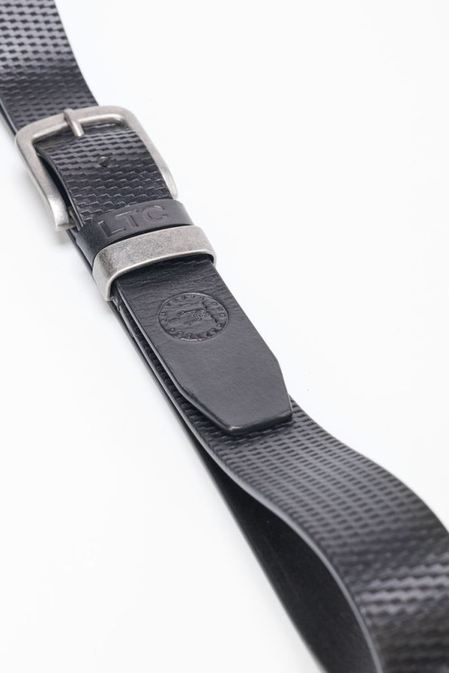 Silas belt in black leather