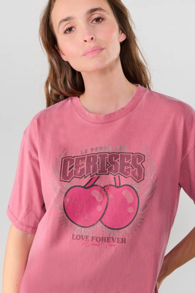 Atraba old pink printed T-shirt