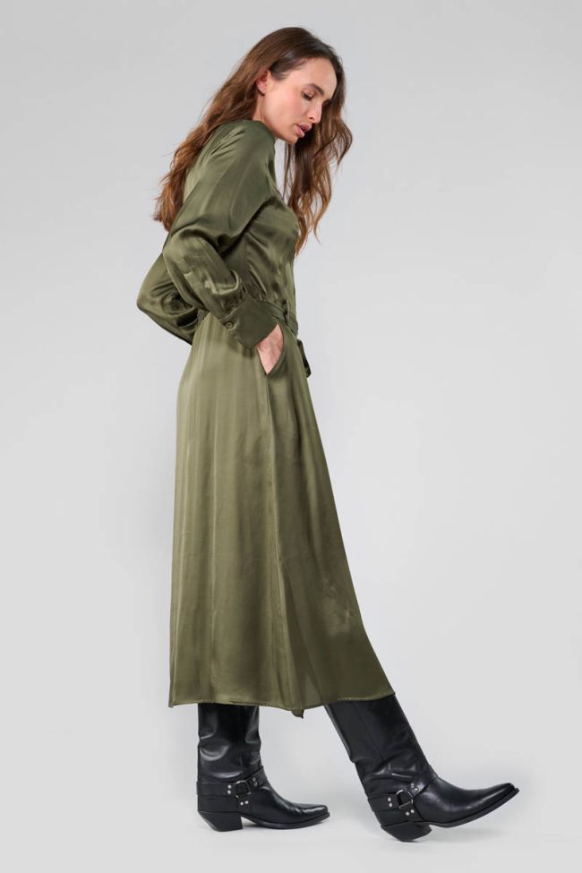 Sera khaki long dress