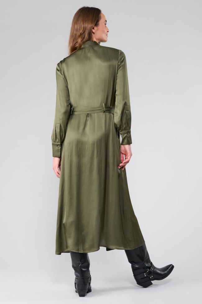 Sera khaki long dress