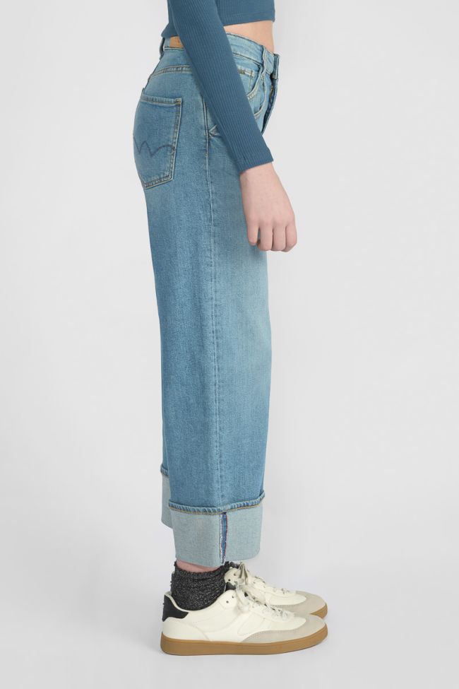 Jeans regular wide-leg Caster high waist blue N°4