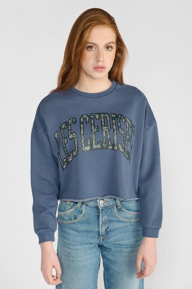 Filougi short sweatshirt blue