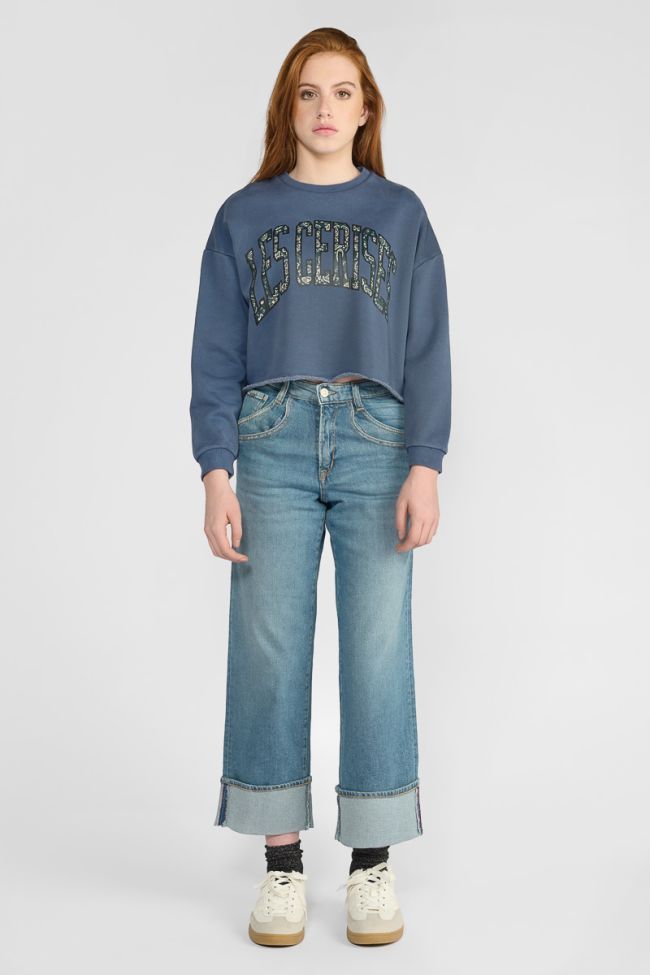 Filougi short sweatshirt blue