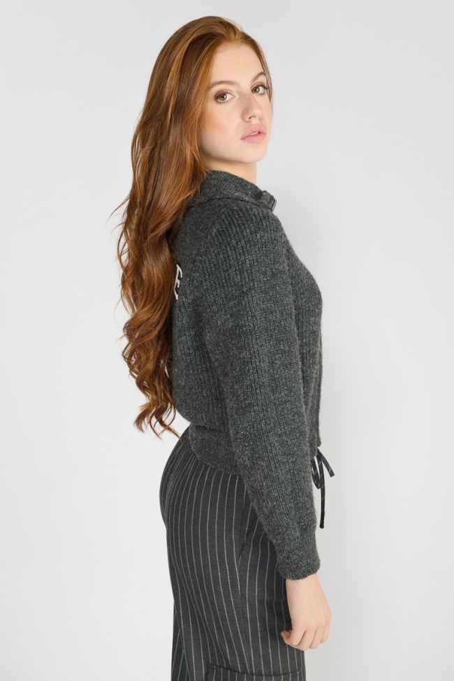 Fordgi zipped grey cardigan