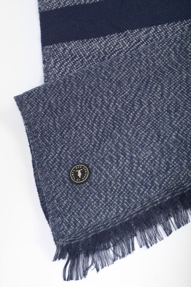 Irne navy blue scarf