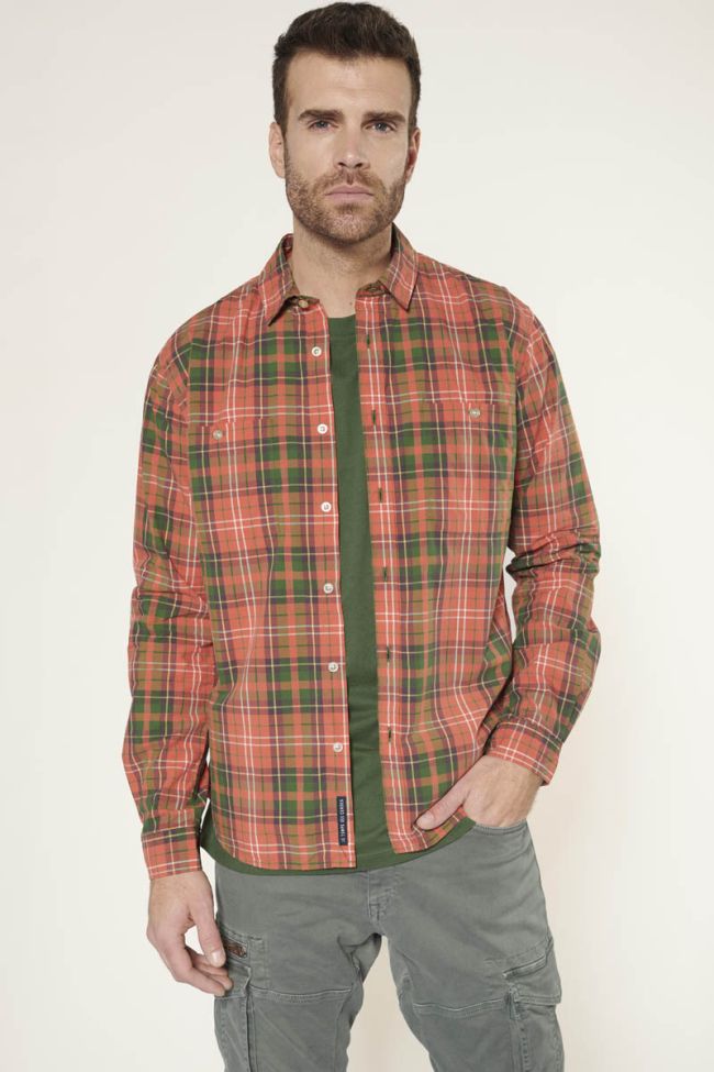 Kasil red plaid shirt