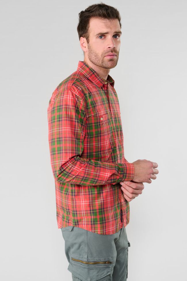 Kasil red plaid shirt