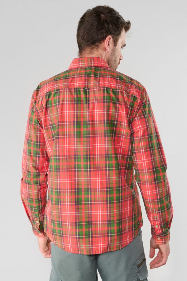 Kasil red plaid shirt