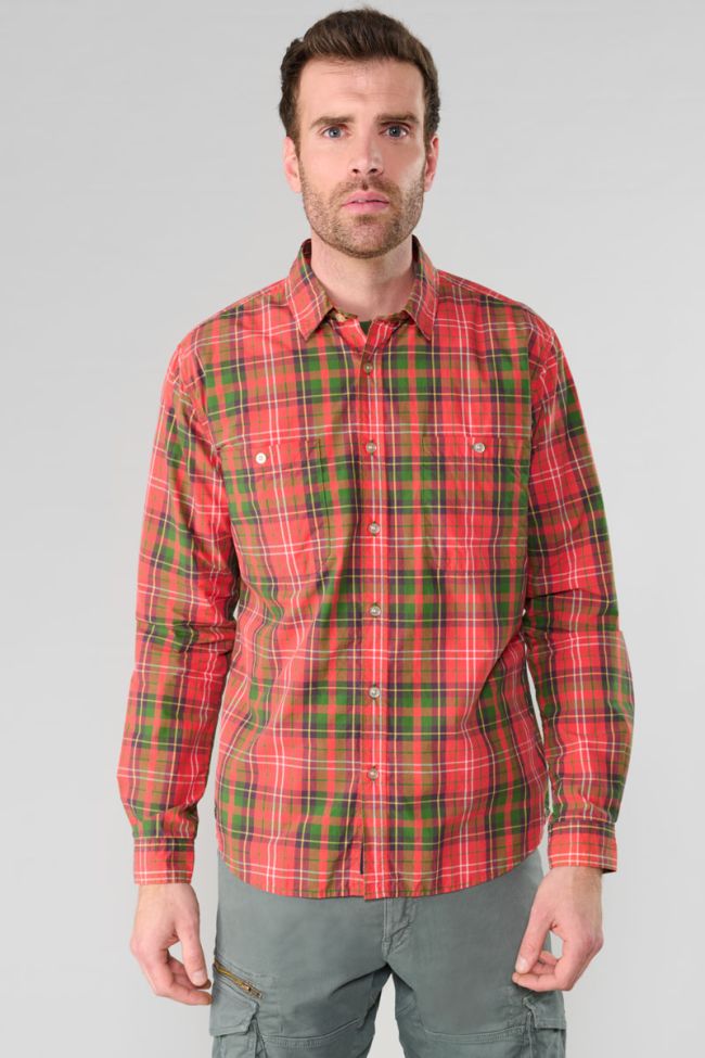 Kasil red plaid shirt