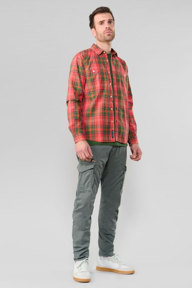 Kasil red plaid shirt