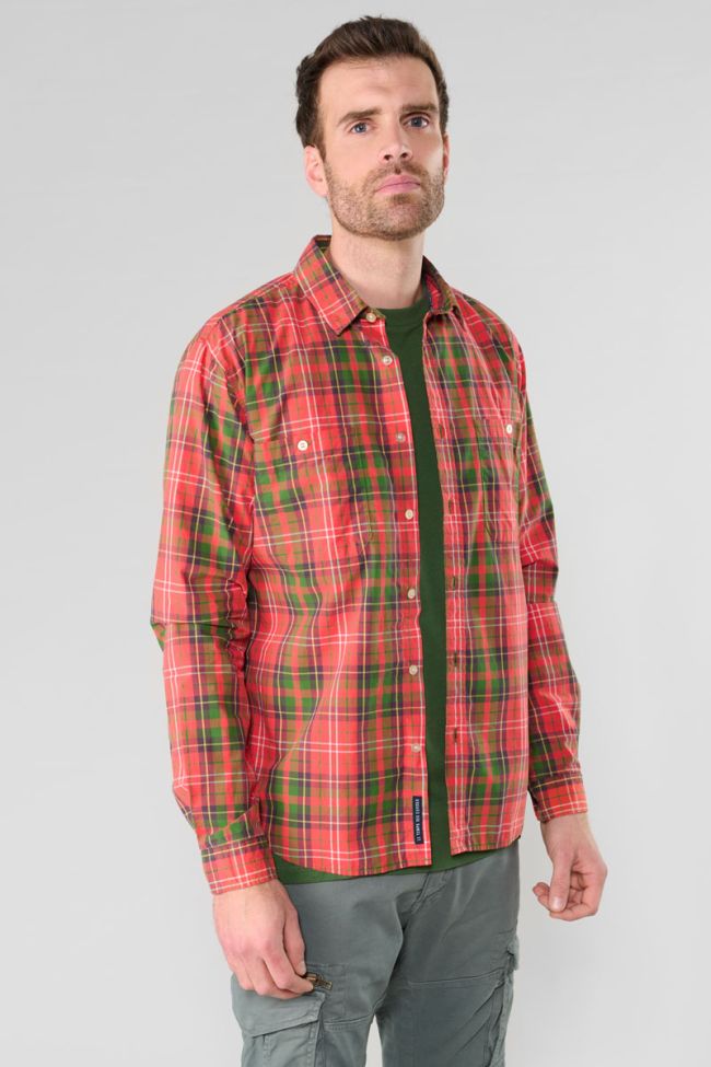 Kasil red plaid shirt