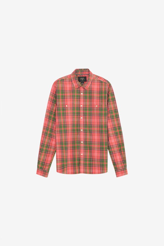 Kasil red plaid shirt