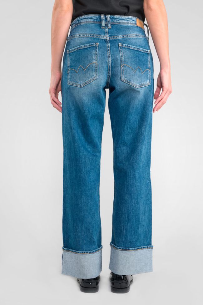 Jeans 400/28 regular loose Revers high waist destroy blue N°3