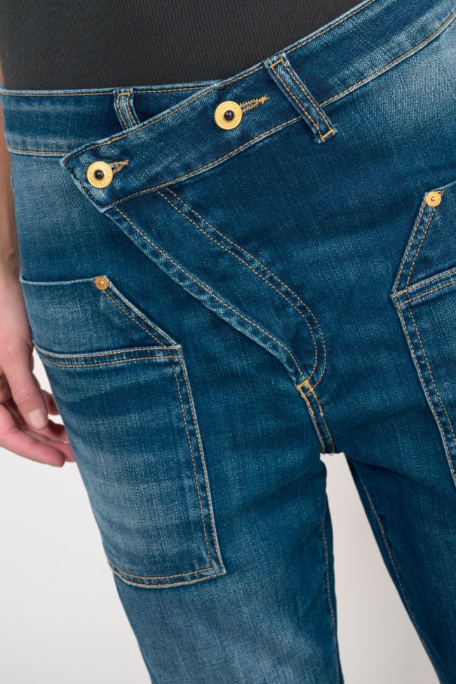 Jeans boyfit Cosy Pocket 7/8ème bleu N°2