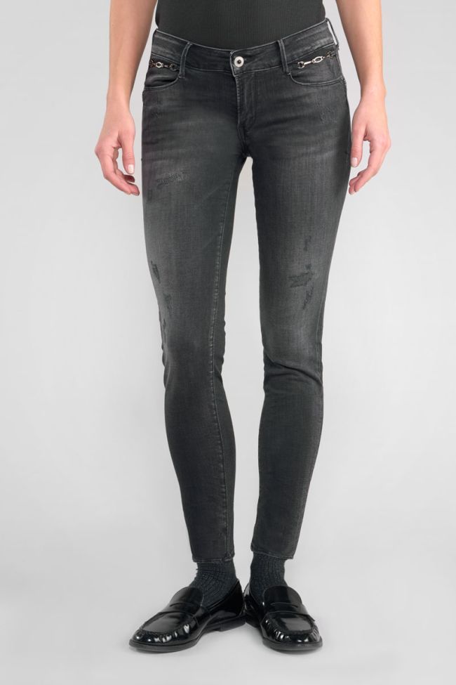 Jeans pulp slim Dalila 7/8th destroy black N°1