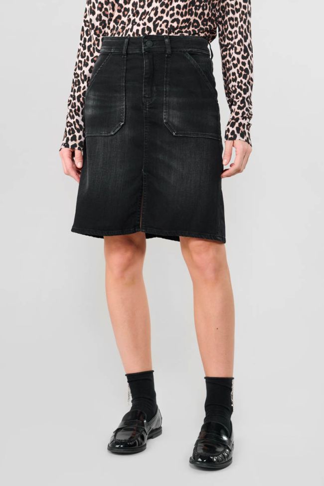 Ledisi skirt in black denim