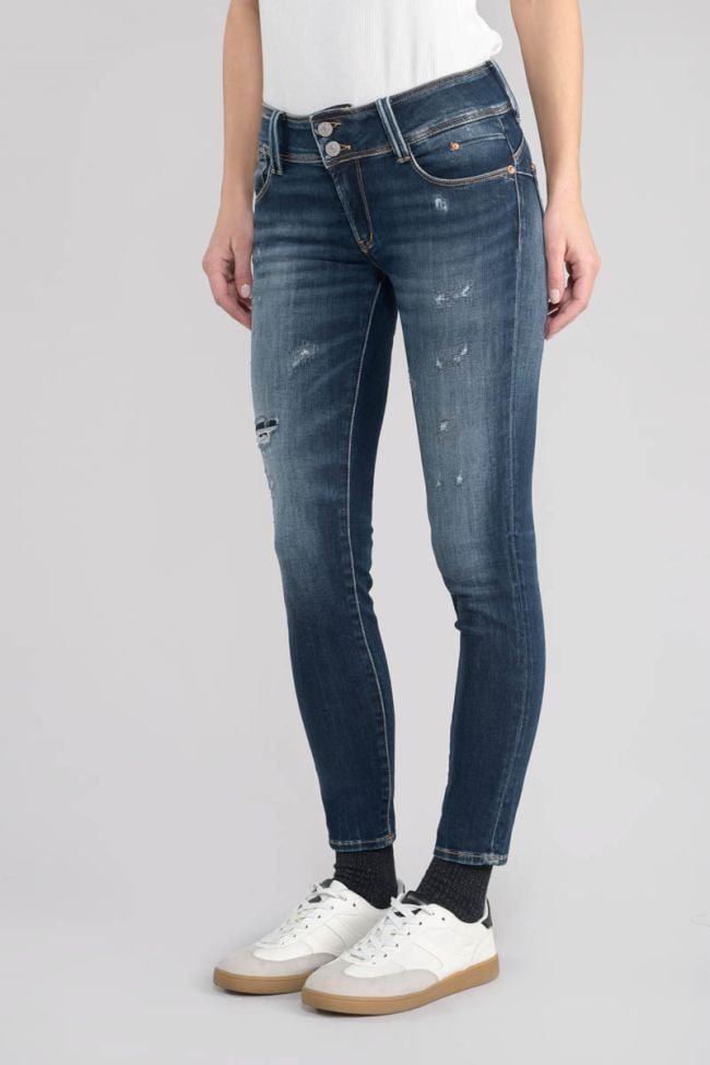 Jeans pulp skinny Okolo 7/8th destroy blue N°2