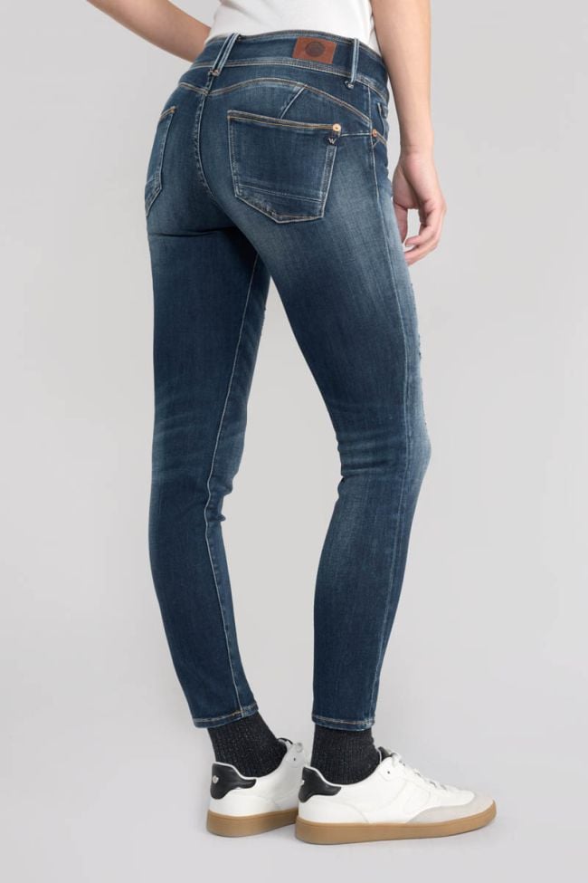 Jeans pulp skinny Okolo 7/8th destroy blue N°2