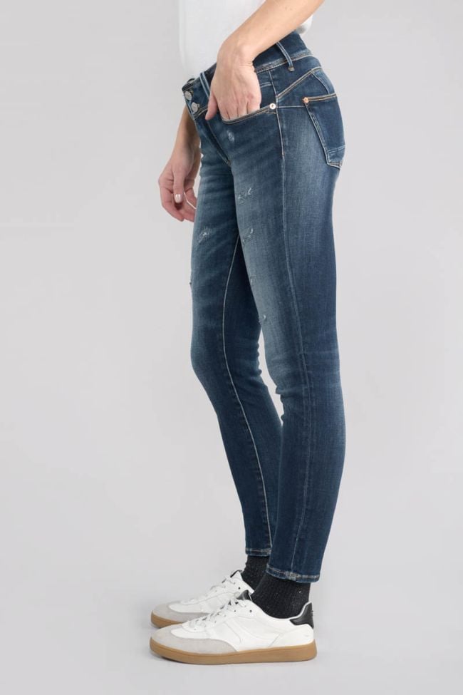 Jeans pulp skinny Okolo 7/8th destroy blue N°2