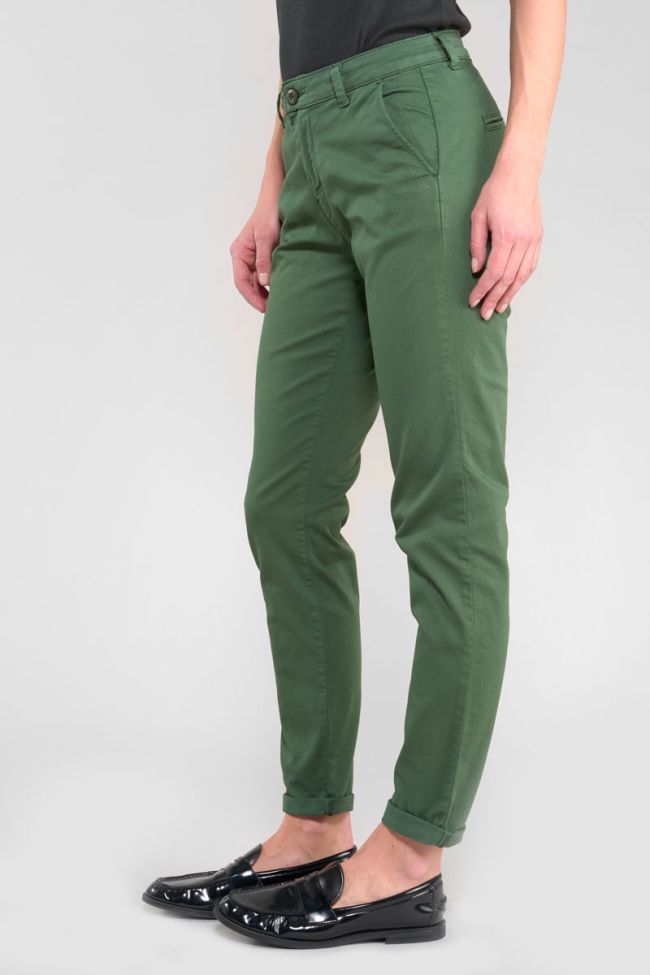 Dyli green chino trousers