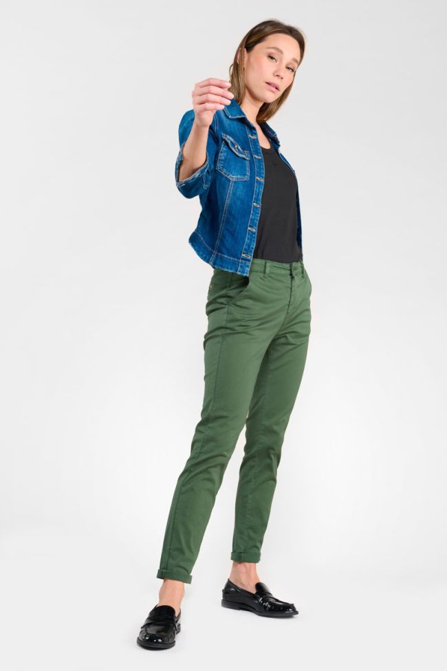 Dyli green chino trousers