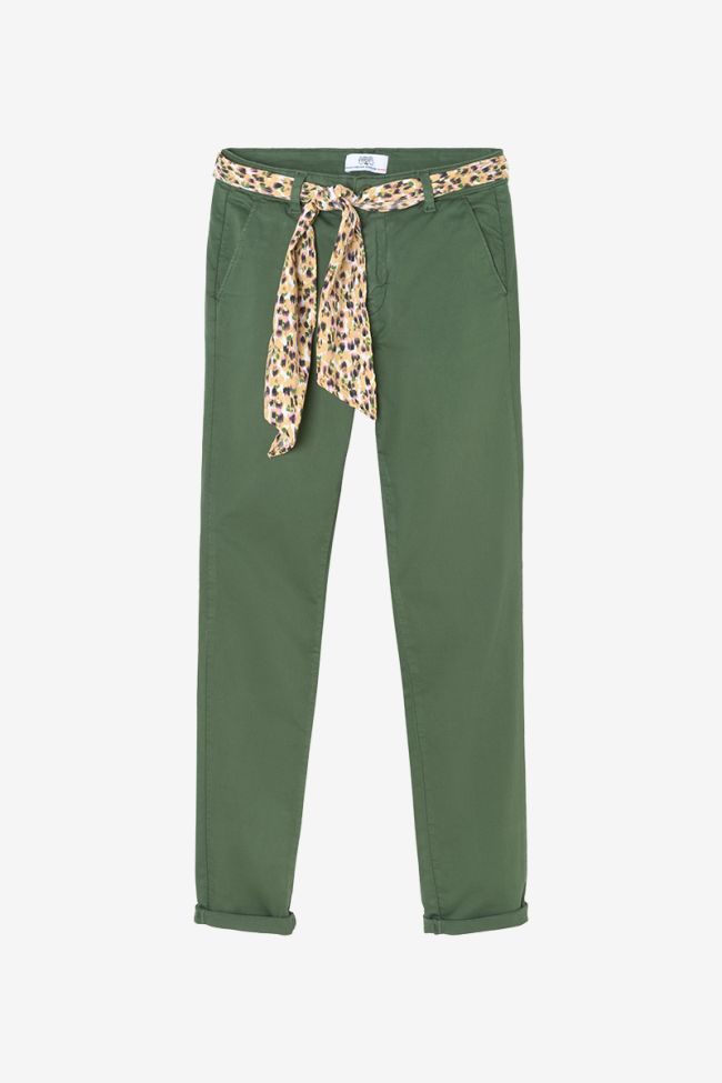 Dyli green chino trousers