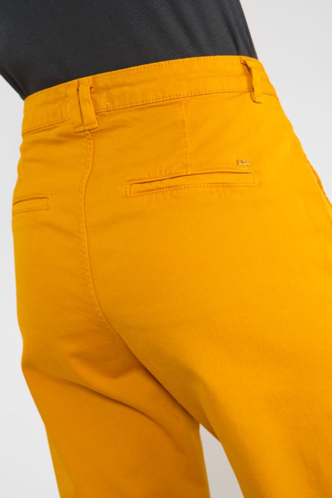 Erle yellow chino trousers