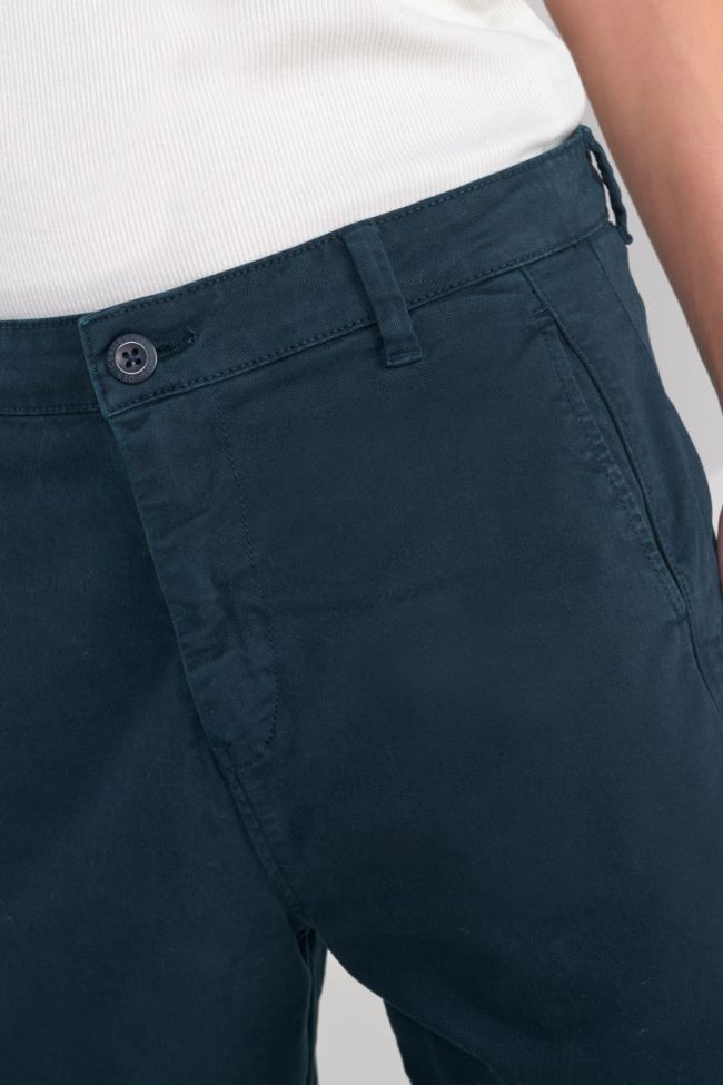 Erle navy blue chino trousers