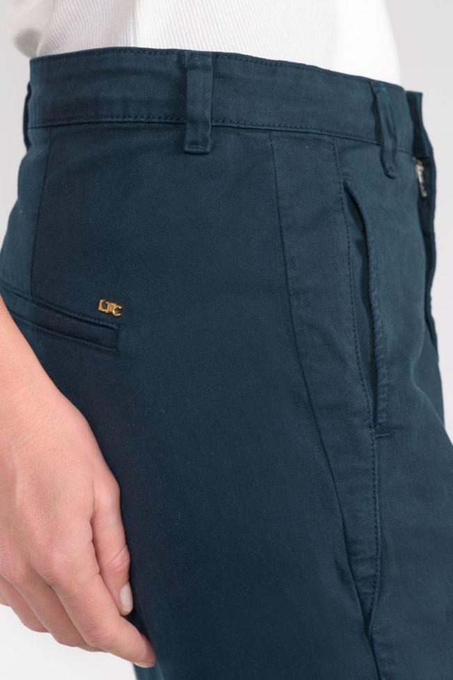 Erle navy blue chino trousers