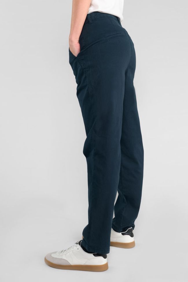 Erle navy blue chino trousers