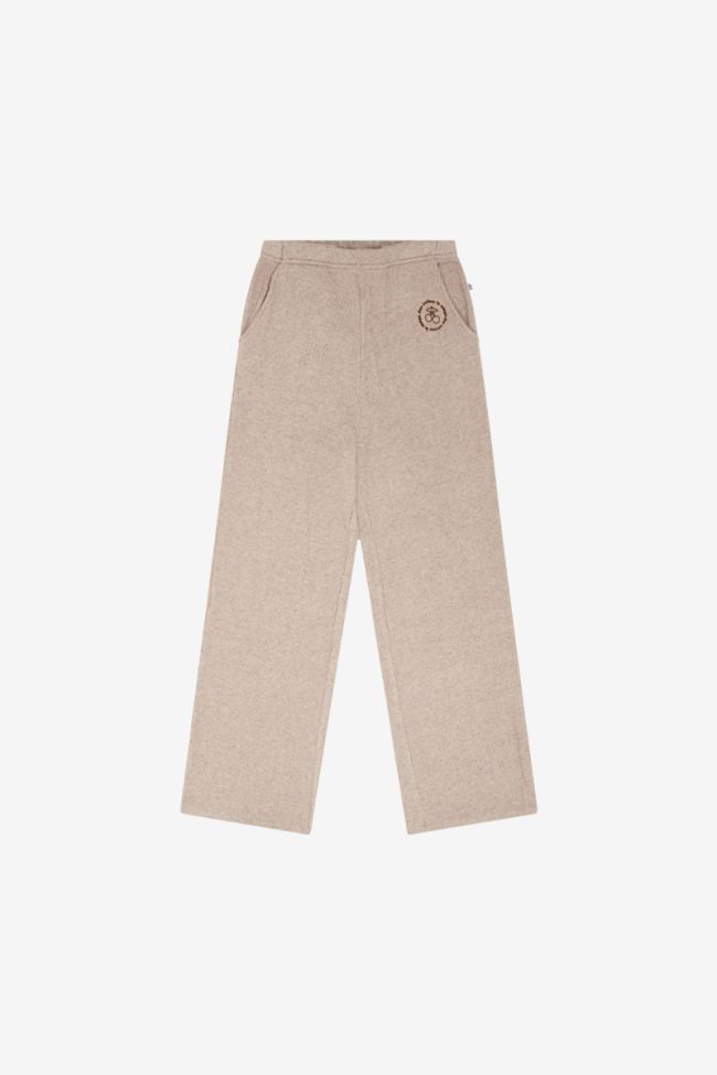 Pantalon Arizegi en maille beige