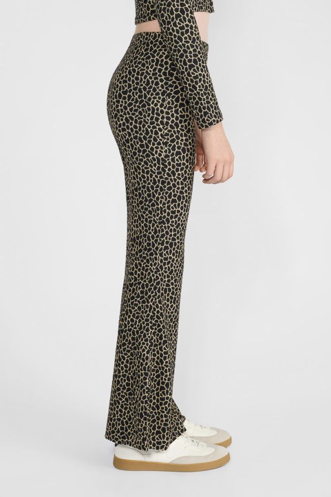 Black Crisegi patterned pants