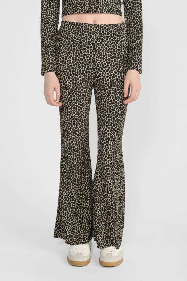 Black Crisegi patterned pants