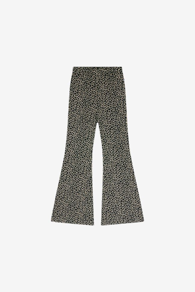 Pantalon Crisegi noir à motif