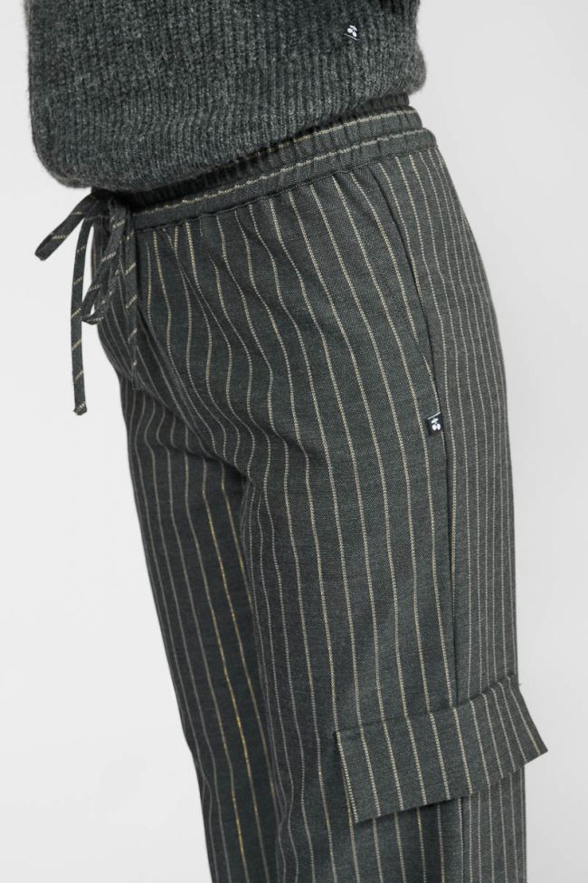 Grey striped Zitagi pants