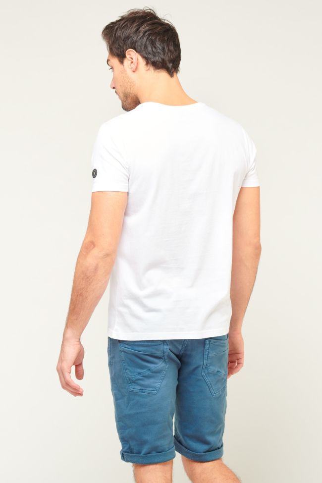 White Khalo print T-shirt