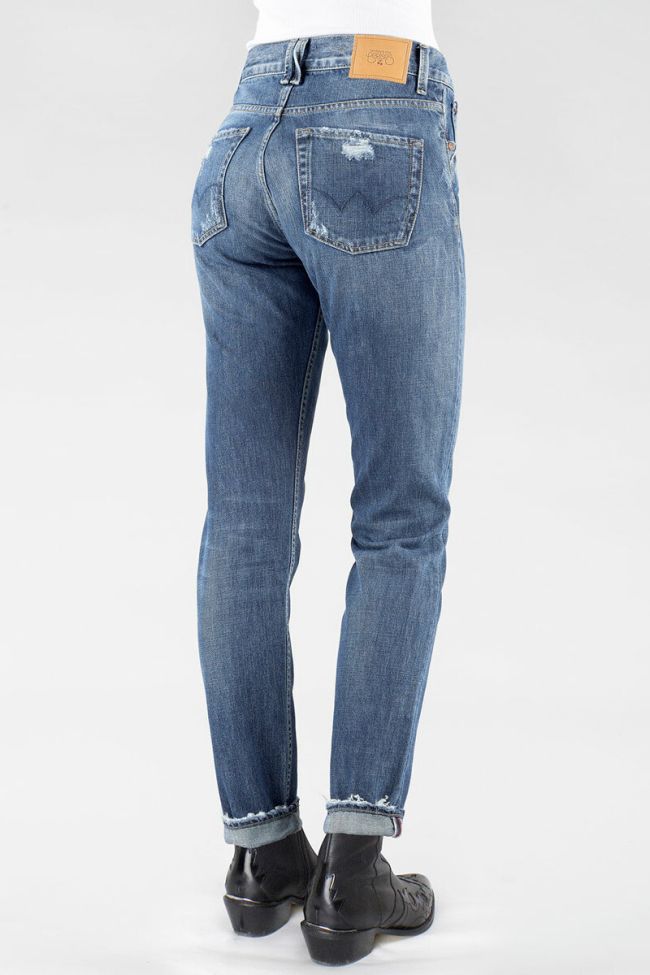 Jeans 400/16 Mom Bleu moyen