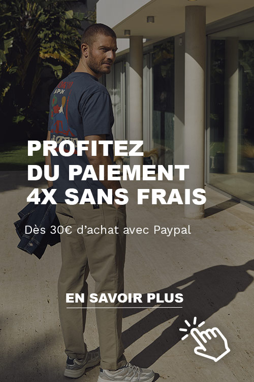 paiement 4x sans frais paypal homme